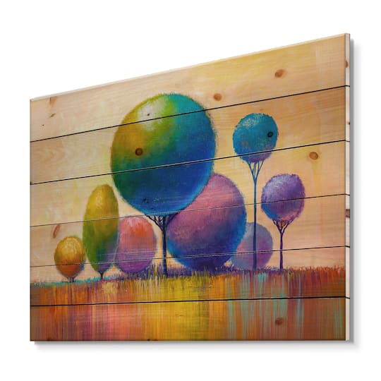 Designart - Colourful Ornamental Trees VIII